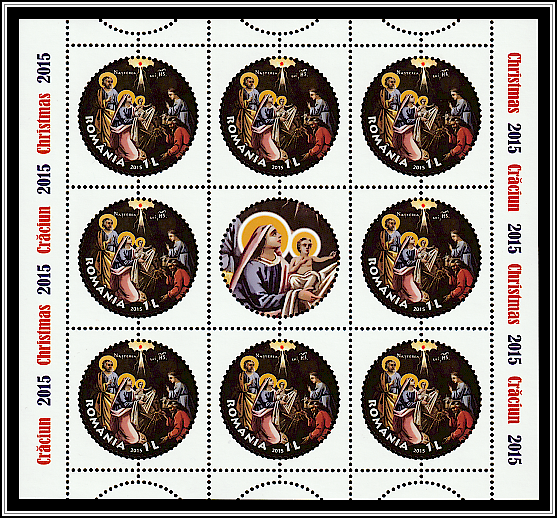 Nativity of Christ; Icon Painted by Gheorghe Tattarescu