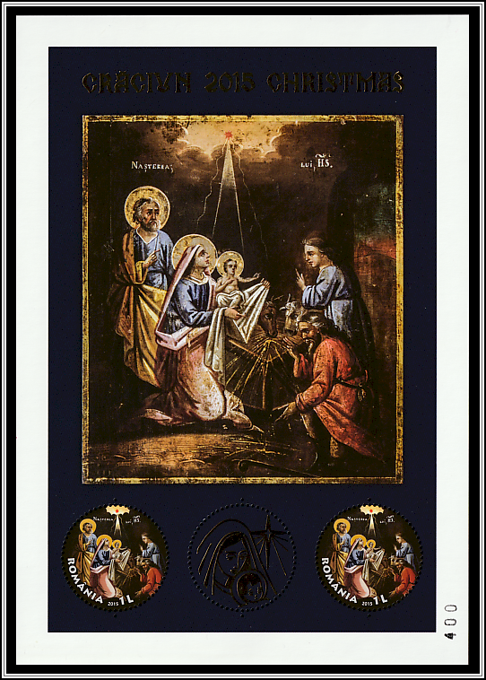Nativity of Christ; Icon Painted by Gheorghe Tattarescu