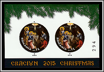 Nativity of Christ; Icon Painted by Gheorghe Tattarescu