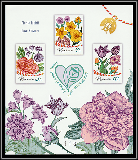 Various Flowers - Limited Edition Souvenir Sheet