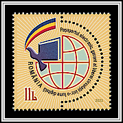 Globe, Peace Dove with Passport