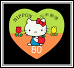 Hello Kitty with an Apple