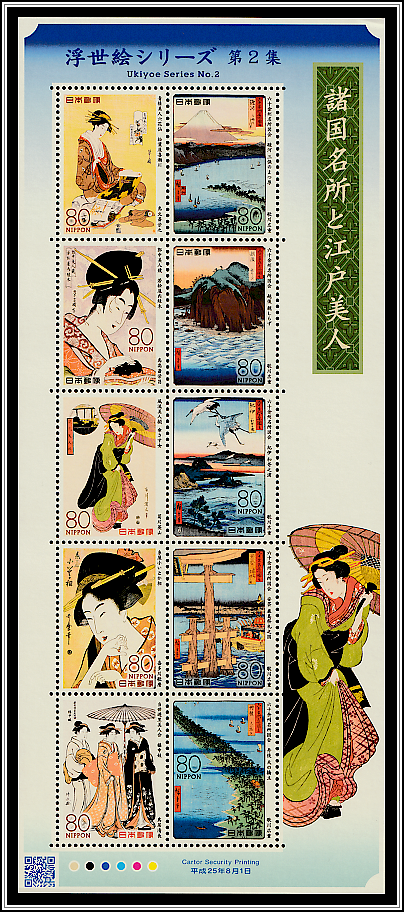 Famous Landscapes and Edo Beauties