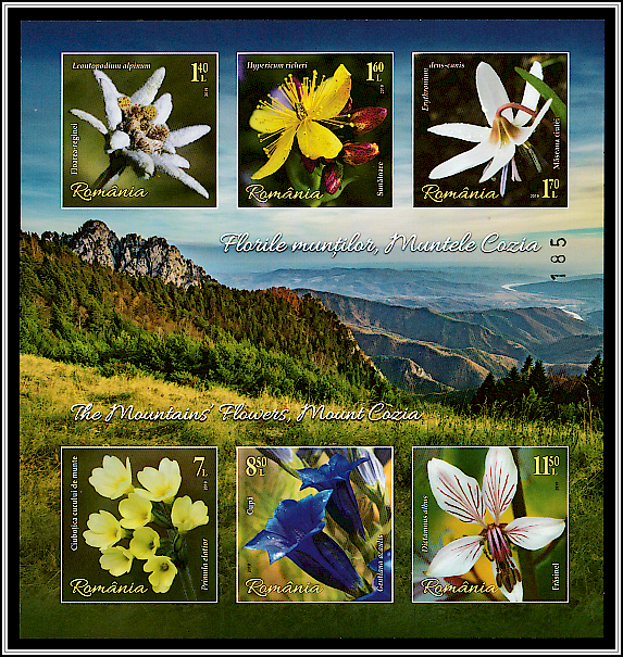 Mountain Flowers Limited Edition Souvenir Sheet