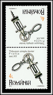 Lever Corkscrew (France, 20th Century) Tête-bêche Type II