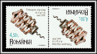 Zigzag Corkscrew (England, 19th Century) Tête-bêche Type III