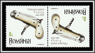 Pistol Corkscrew (France, 19th century) Tête-bêche Type III