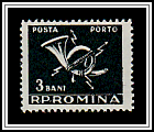 Post Horn with Lightning Bolts