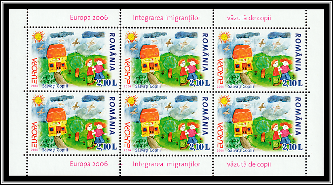 Children in Front of a House