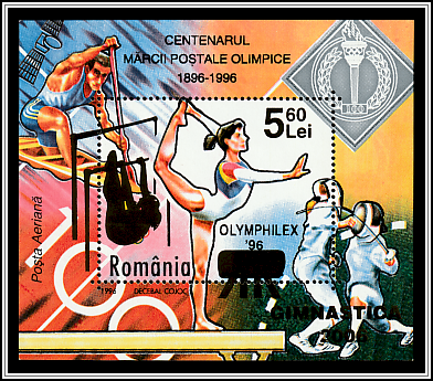 Olympic Athletes with Gold Hot Stamped Overprint