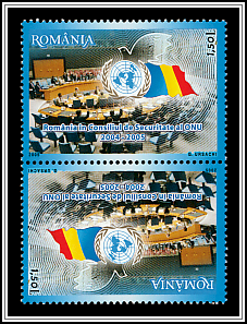 Romania on the Security Council Tête-bêche Type I