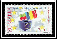 Flags over Ballot Box, Map of Europe
