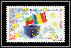 Flags over Ballot Box, Map of Europe