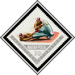 Motorcycle Racer with Sidecar