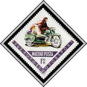Motorcycle Rider with Sidecar