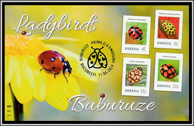 Ladybugs Limited Edition Souvenir Sheet