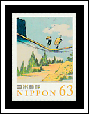 The Sakai Suspension Bridge (detail), Katsushika Hokusai