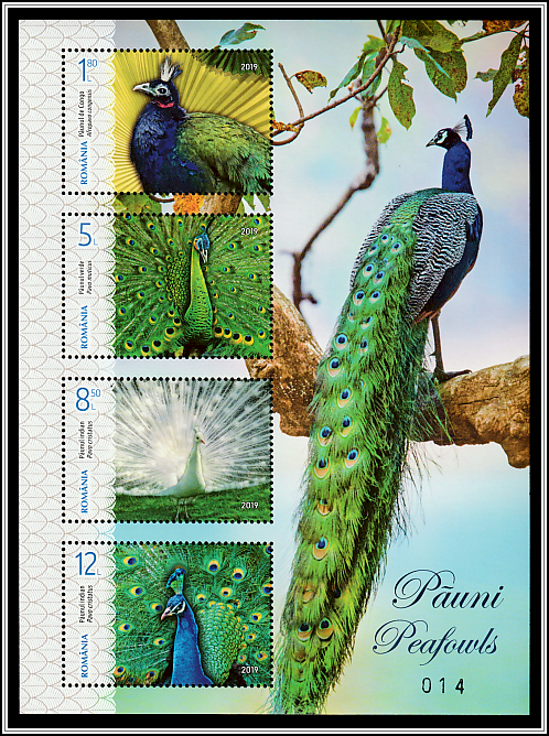 Peafowl Limited Edition Souvenir Sheet