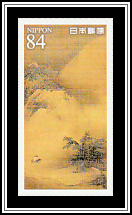 Snowy Landscape, Painting on Silk by Liang Kai
