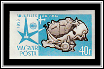 Map Showing Lake Balaton, Local Products for Export