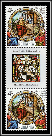 Scene from Snow White Stained Glass Window Gutter
