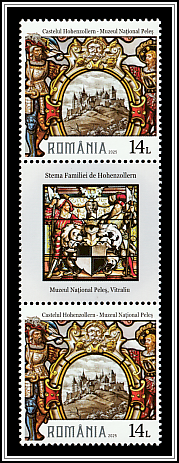 Hohenzollern Castle Stained Glass Window Gutter
