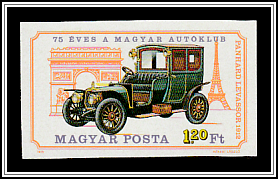 Panhard-Levassor, France 1912; Arc de Triomphe, Eiffel Tower