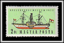 <i>Kisfaludy</i>, First Paddle Steamer on Lake Balaton