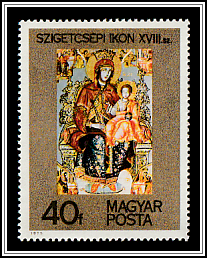 Icon from Szigetcsép (18th century)