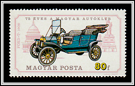 Ford-T, USA 1908; Capitol Building, Statue of Liberty