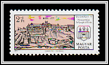View of Buda, 1777, City Coat of Arms