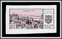 View of Budapest, 1970, City Coat of Arms