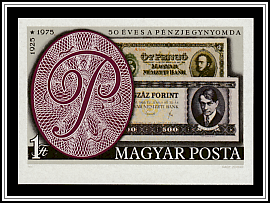 5 Pengö Banknote from 1925, 500 Forint Banknote from 1975