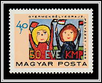 Children with Flags
