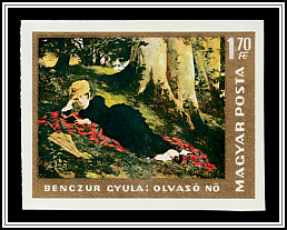 Woman Reading in a Forest; Benczúr Gyula