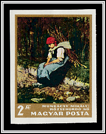 Woman Carrying Sticks; Munkácsy Mihály