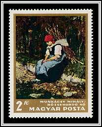 Woman Carrying Sticks; Munkácsy Mihály