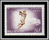 Hammer Thrower; Gellért Hill with Monument and Freedom Bridge