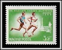 Long Distance Runners; Millennium Monument in Heroes' Square