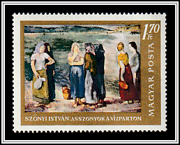 Women at the River Bank; Szőnyi István