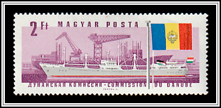 Cargo Ship Tihany, Galați Shipyard; Flag of Romania