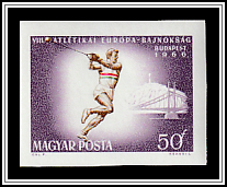 Hammer Thrower; Gellért Hill with Monument and Freedom Bridge