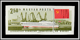 Hydrofoil Sirály I, Port of Izmail; Flag of the Soviet Union