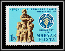 Mother with Three Children, Sculpture by Szabó István