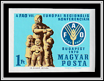 Mother with Three Children, Sculpture by Szabó István