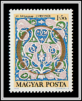 Initials from the Codices of the King Matthias I Corvinus Library - <i>O</i>
