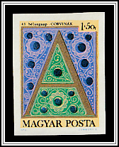 Initials from the Codices of the King Matthias I Corvinus Library - <i>A</i>