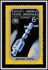 Apollo-Soyuz Docked in Orbit