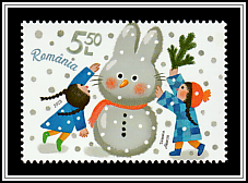 Bunny Snowman