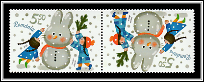 Bunny Snowman Tête-bêche Type III